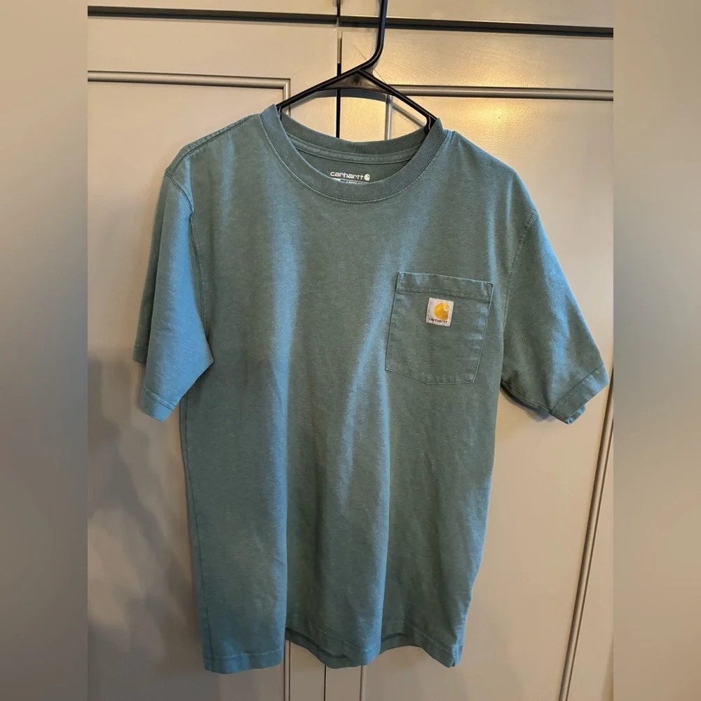 Carhartt green/blue pocket T. Sz S
